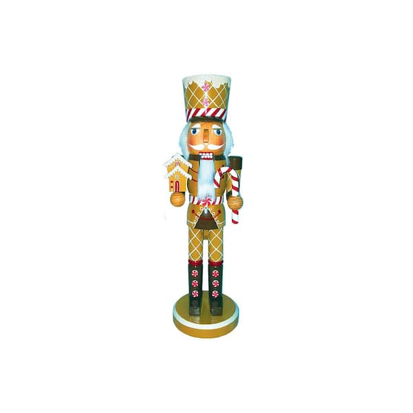 Santa's Workshop 14 in. Gingerbread Soldier Nutcracker