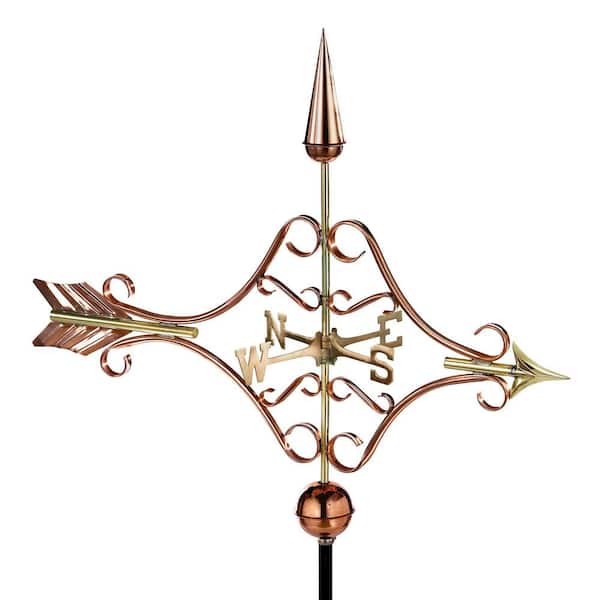 Good Directions Victorian Arrow Weathervane - Pure Copper