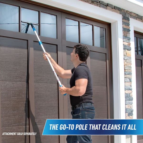 6 ft. Aluminum Telescopic Pole with Connect and Clean Locking Cone and Quick-Flip Clamps (2-Pack)