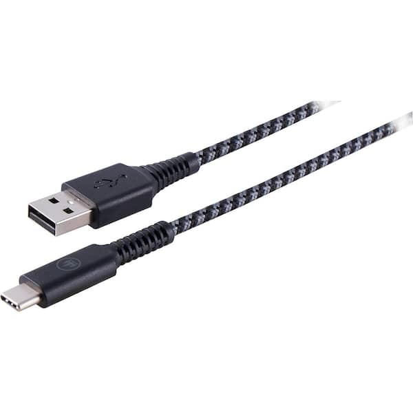 Horzel ambitie Almachtig EcoSurvivor 8 ft. Durable Braided Standard USB to USB-C Charging Cable  44851-TS1 - The Home Depot
