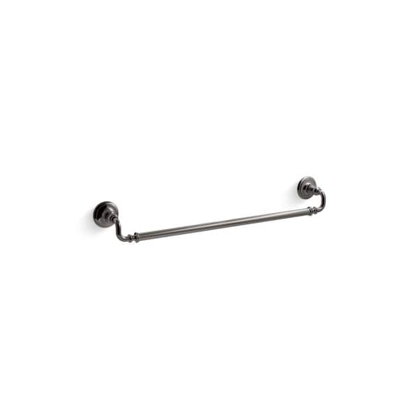 KOHLER Artifacts 24 In Wall Mounted Single Towel Bar In Vibrant   Vibrant Titanium Kohler Towel Bars 72568 Tt 64 600 