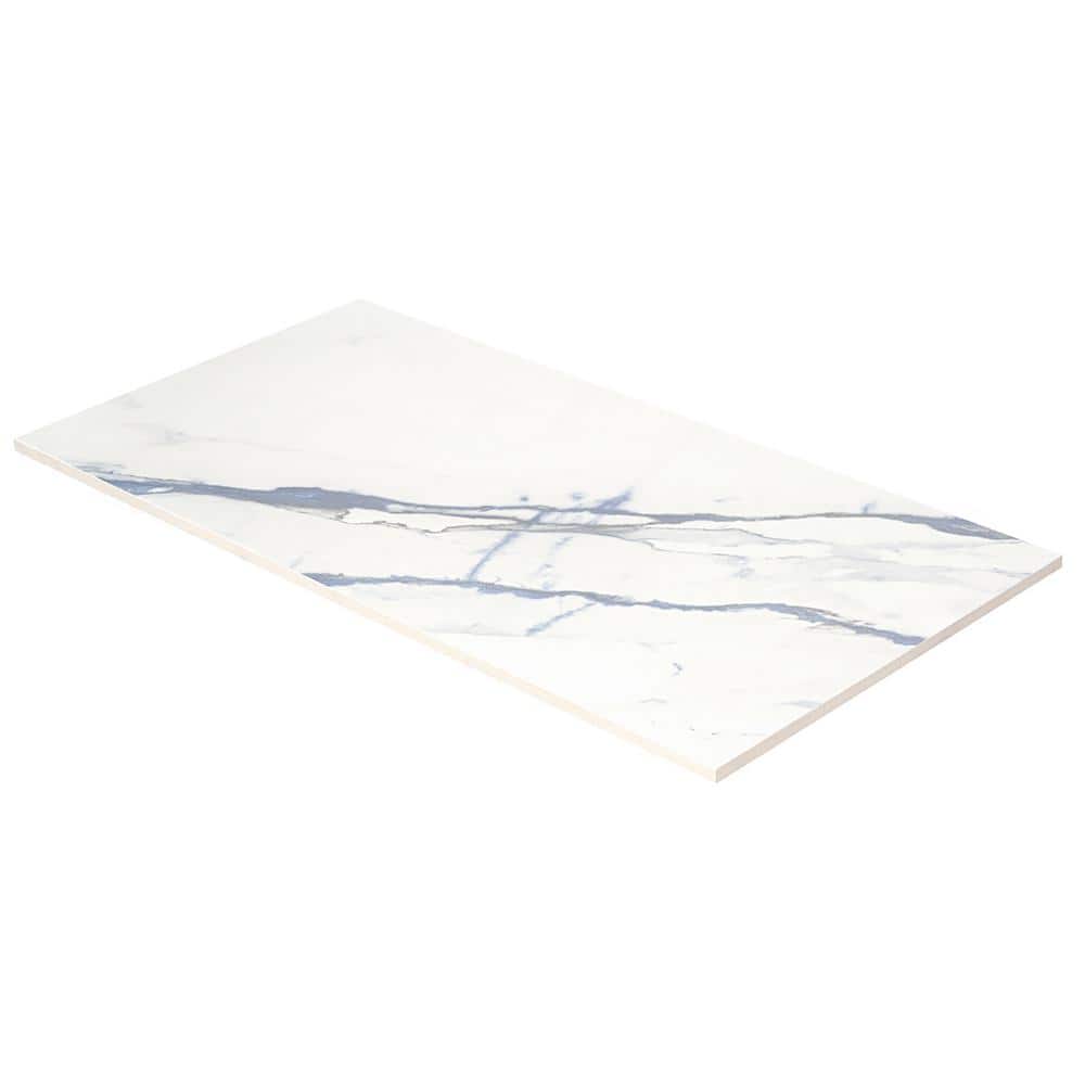 Calacatta Cyanic 12x24 Matte Porcelain Wall and Floor Tile