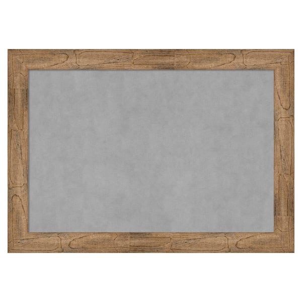 Amanti Art Owl Brown 42 in. x 30 in Magnetic Board, Memo Board