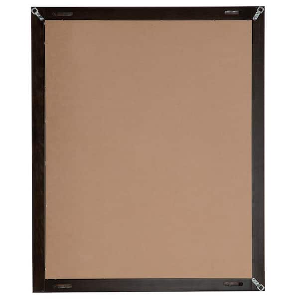Northwood 26 in. x 31 in. Wood Framed Wall Mirror in Dusk Northwood 26 in. x 31 in. Wood Framed Wall Mirror in Dusk