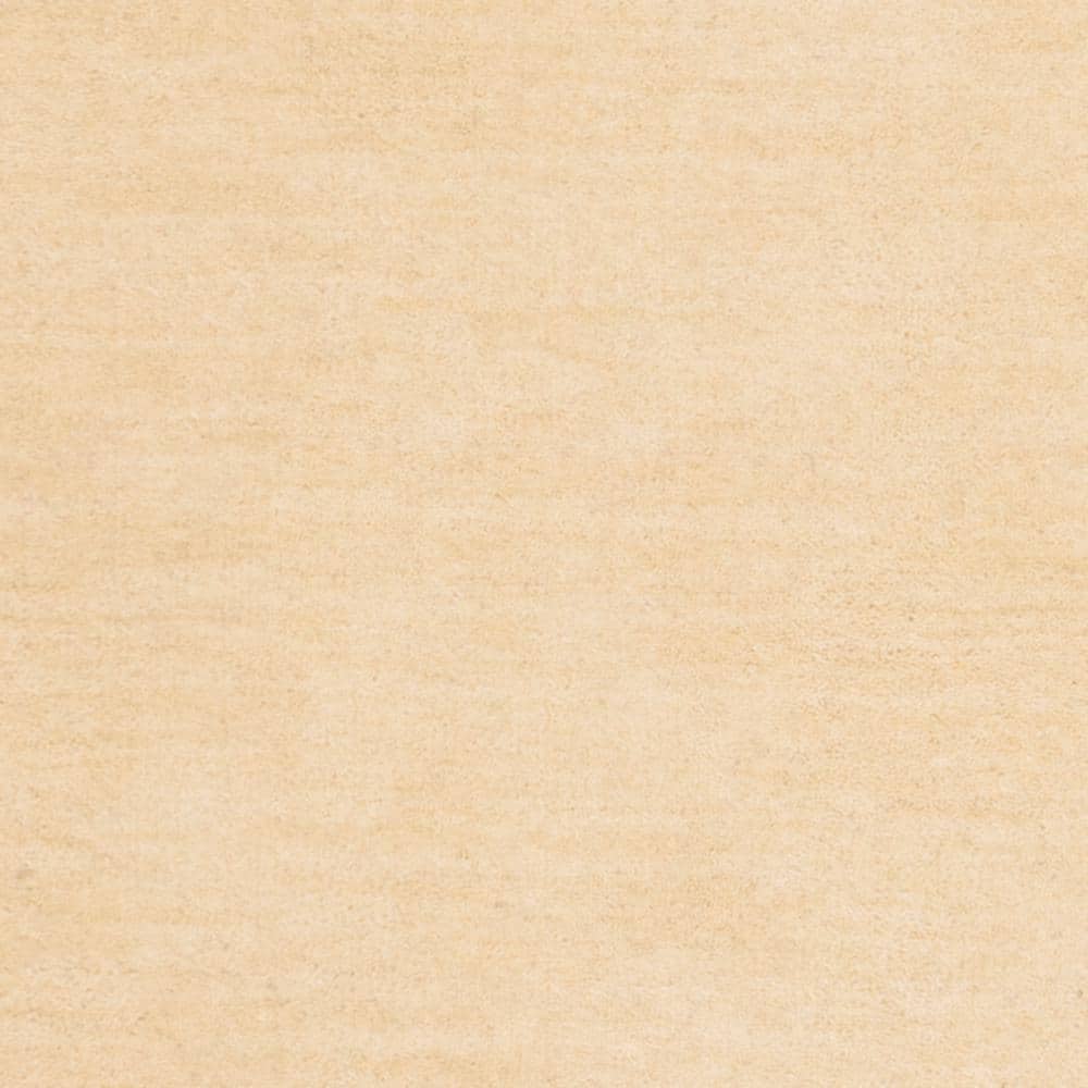 Ivory Wool Hand-Knotted Reversible 3' x 5' Area Rug