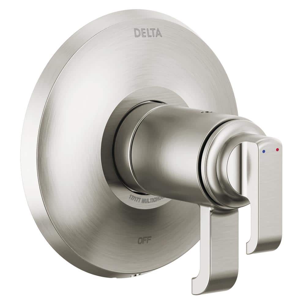 Tetra TempAssure 1-Handle Wall-Mount Valve Trim Kit in Lumicoat Stainless (Valve Not Included) price history on PriceWatchPro