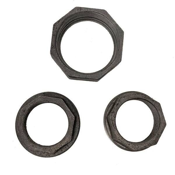 STZ 3/8 in. Black Iron Union 310 U-38 - The Home Depot