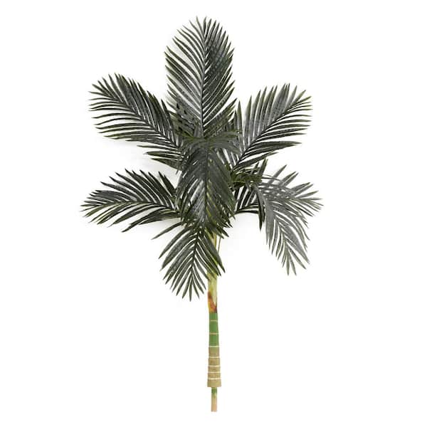 Nearly Natural 60 in. Green Artificial Golden Cane Palm Tree