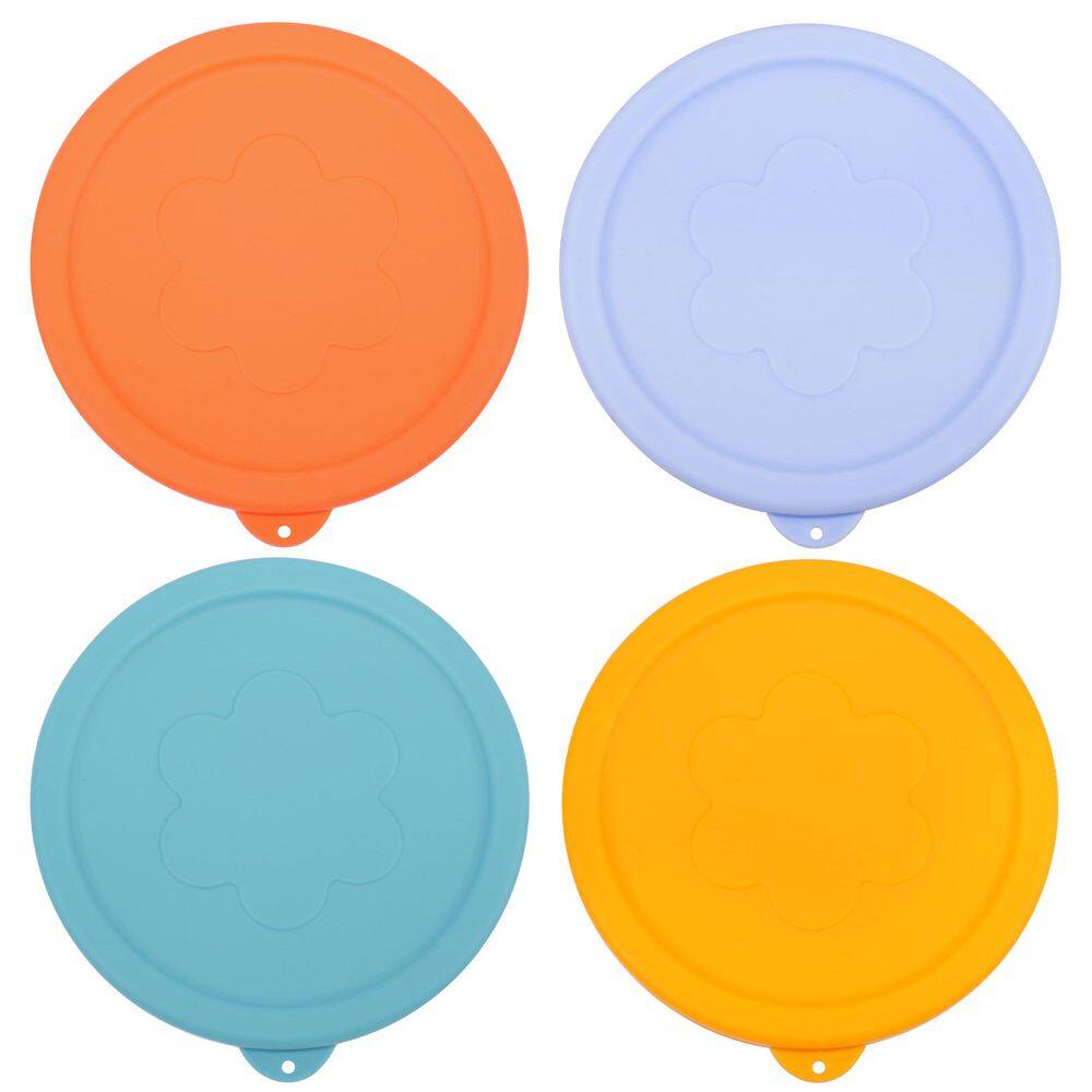 Silicone Replacement Lids Storage Cover with Microwave, Dishwasher and Freezer Safe for Kitchen and Glass Bowls (4-Pack) price history on PriceWatchPro