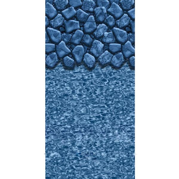 Swimline Boulder Swirl 52 In Deep 24 Ft Round Beaded Above Ground Pool Liner Nl723 20 The 2505