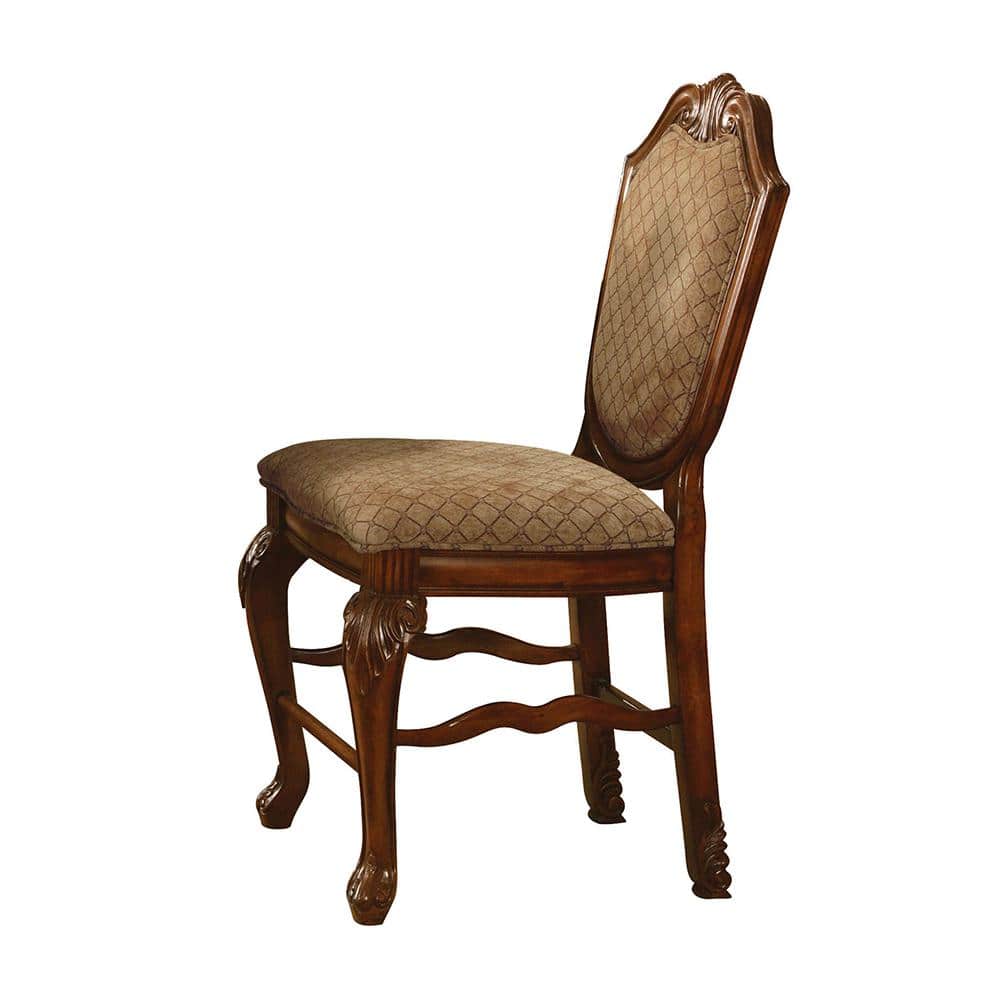 Chateau De Ville Cherry Upholstered Counter Height Side Chair Set