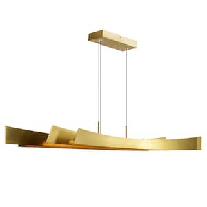 Candora 1-Light Integrated LED Brass Chandelier