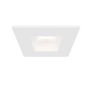 Midway 2 in HighOutput Square 2700K-5000K Selectable CCT Remodel Fixed Downlight Integrated LED Recessed Light Kit White