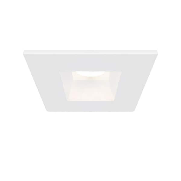 Eurofase Midway 2 in HighOutput Square 2700K-5000K Selectable CCT Remodel Fixed Downlight Integrated LED Recessed Light Kit White