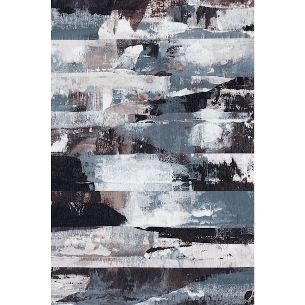 Unbranded "Obstacle" by Marmont Hill Unframed Canvas Abstract Art Print 30 in. x 20 in.