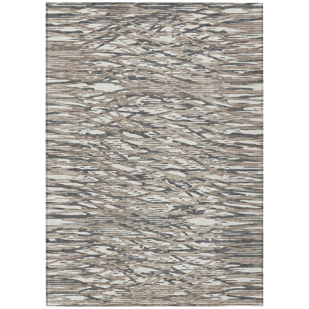 Chantille Machine Washable Indoor/Outdoor Abstract ACN2771 Taupe 9 ft. x 12 ft. Area Rug price history on PriceWatchPro