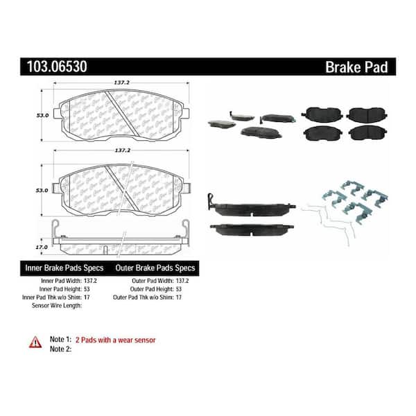 Centric Parts Disc Brake Pad Set
