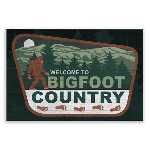 Stupell Industries Welcome Rustic Mythical Creature by Lauren Rader Unframed Fantasy Graphic Art Print 13 in. x 19 in.