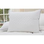 White Scallop Quilted Jumbo Pillow