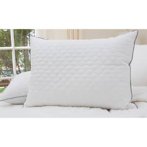 Hypoallergenic Down Alternative Quilted Jumbo Pillow
