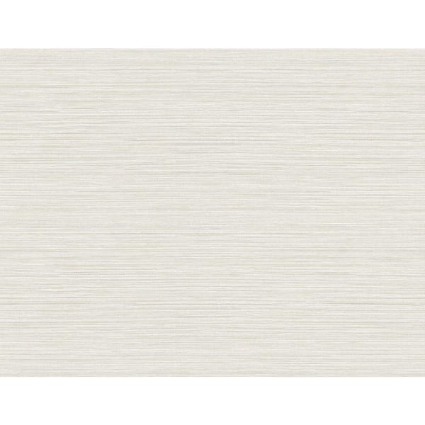 Seabrook Designs Willow Grasscloth Oyster Vinyl Strippable Roll (Covers 60.75 sq. ft.)