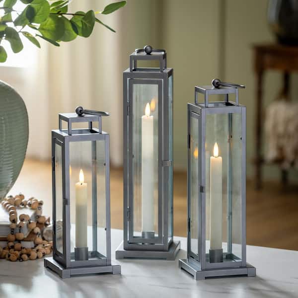 Evergreen Enterprises 16 in. Christmas Lanterns with LED Candle
