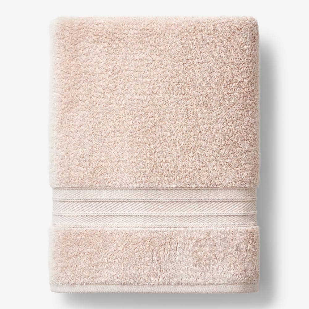 The Company Store Cotton Tencel Lyocell White Solid Bath Sheet