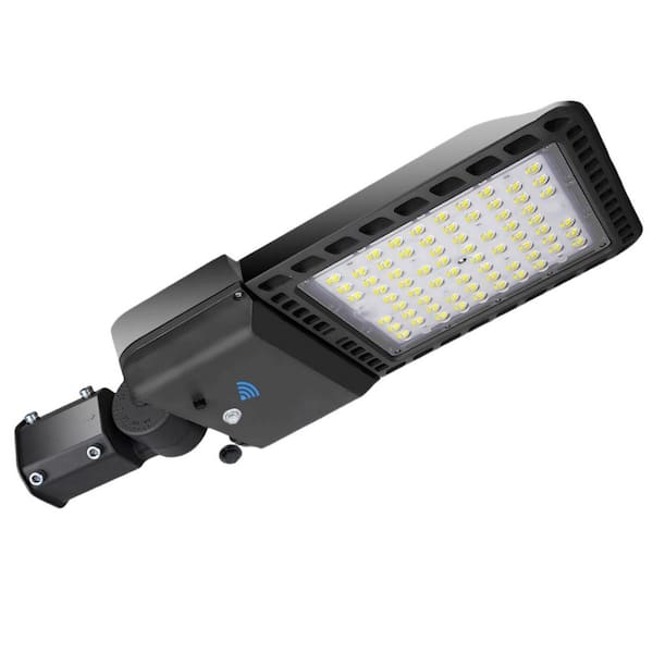 39000 Lumen Dusk to Dawn 300-Watt LED Parking Lot Light, 1500-Watt Equivalent Slip Fit Mount LED Street Light (1-Pack)