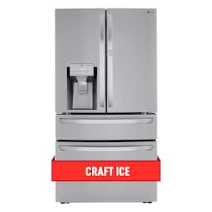 30 cu. ft. 4-Door French Door Refrigerator, Door-In-Door, Full-Convert Drawer, Craft Ice in PrintProof Stainless Steel