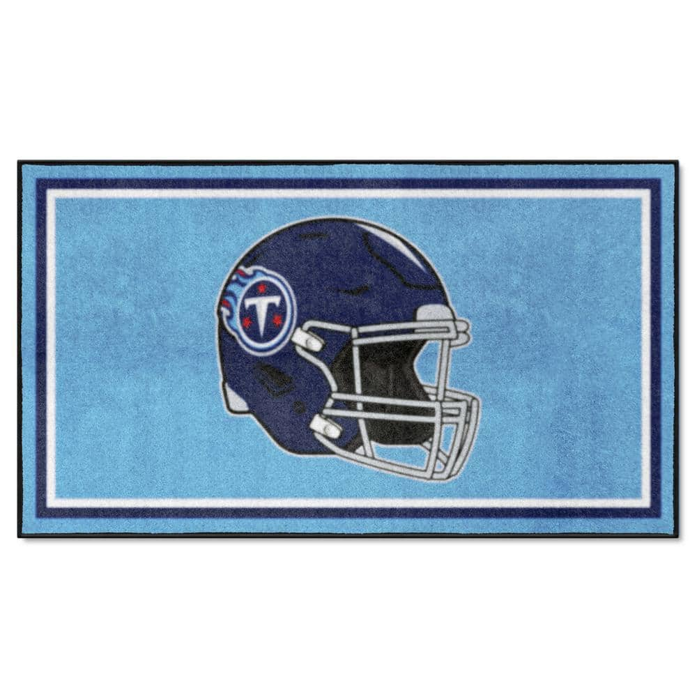 Tennessee Titans flag, NFL, blue metal background, american