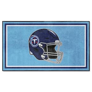 Tennessee Titans Blue 3 ft. x 5 ft. Plush Area Rug