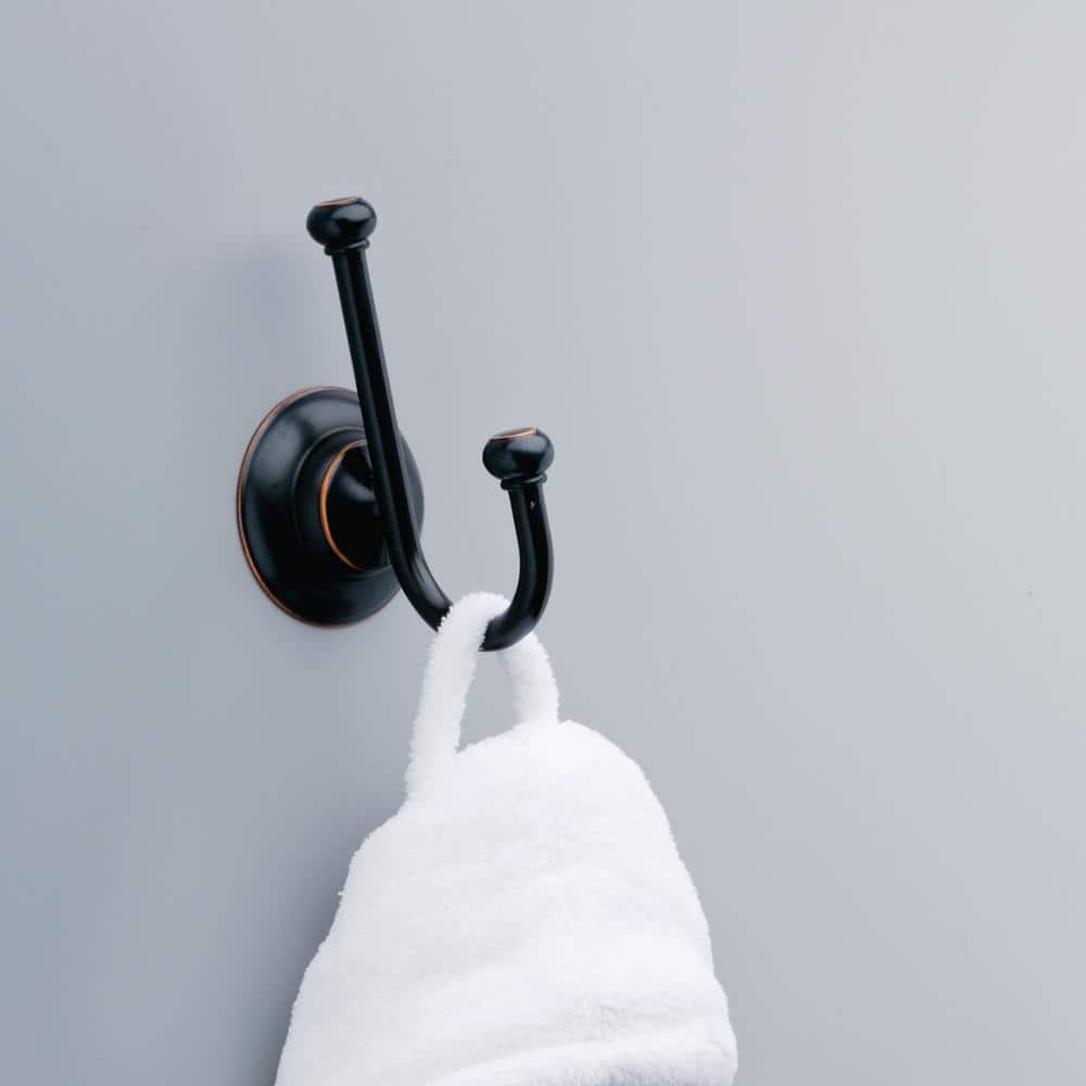 Delta Porter Oil-Rubbed Bronze Double Robe Hook