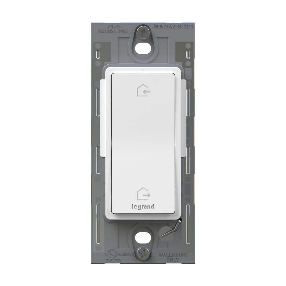 Radiant Wired Home/Away Smart Rocker Light Switch with Netatmo White price history on PriceWatchPro
