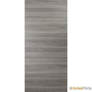 0010 28 in. x 80 in. Flush No Bore Solid Core Ginger Ash Finished Pine Wood Interior Door Slab