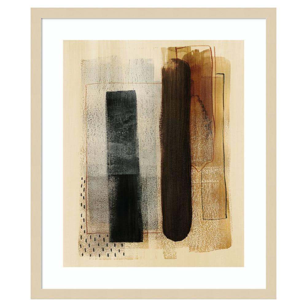 Burnt Toast I by Grace Popp 21 in. W x 25 in. H. Wood Framed Wall Art Print Framed in Brown price history on PriceWatchPro
