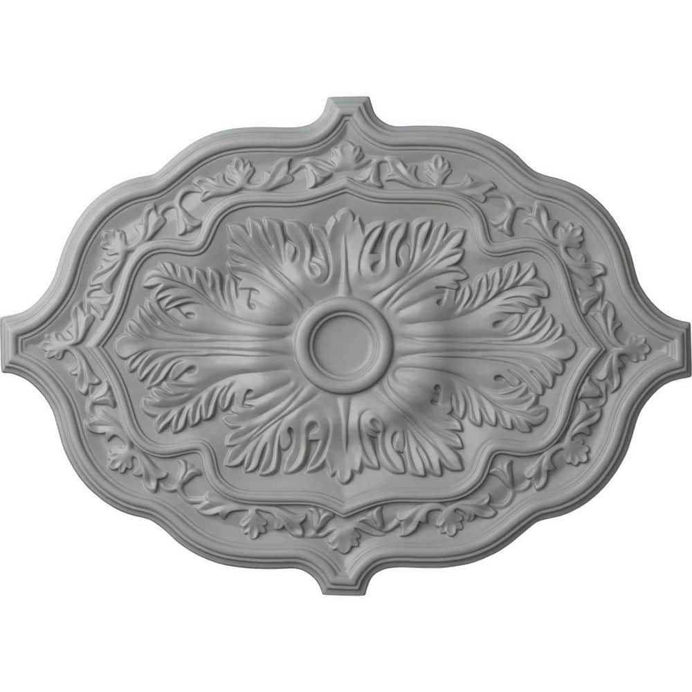 Pesaro Primed Polyurethane 36" x 26" Ceiling Medallion