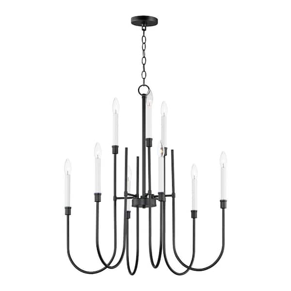 Tux 9-Light Black Chandelier