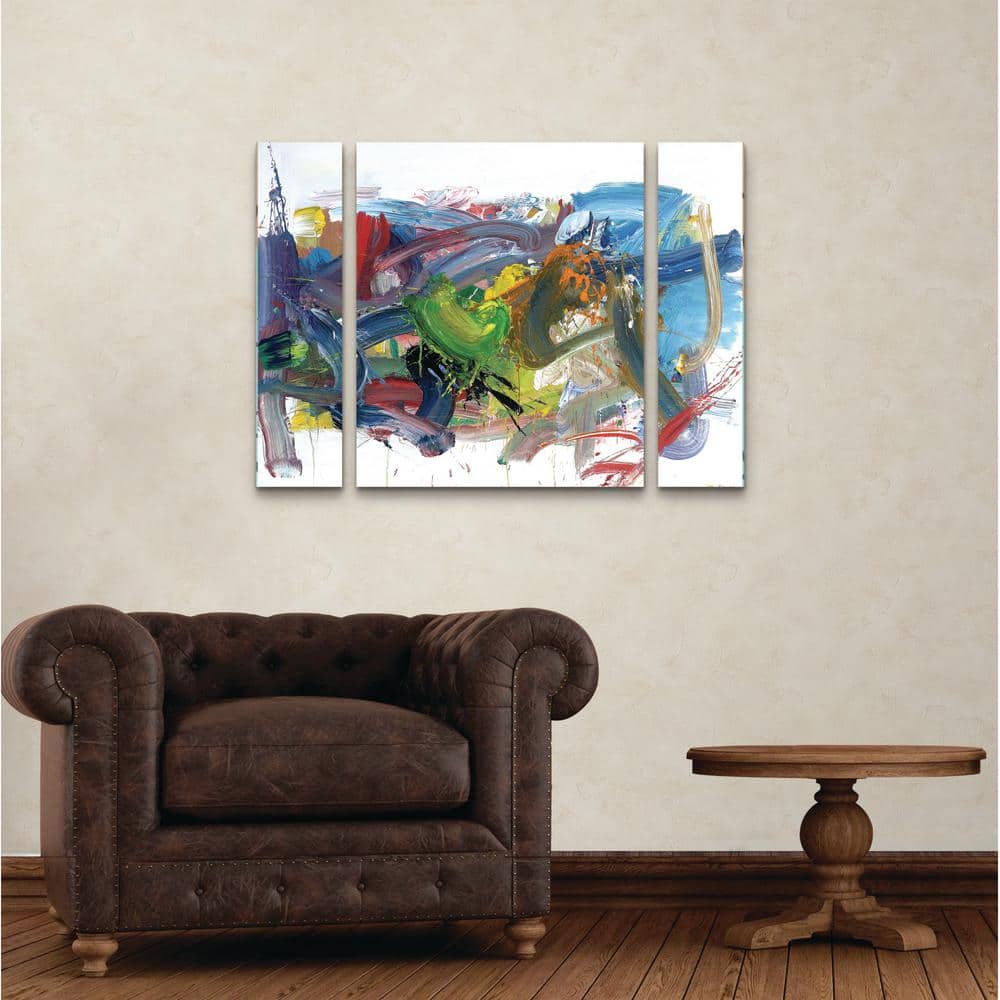 Harmony of Nature Colorful Abstract 3-Piece Canvas Set