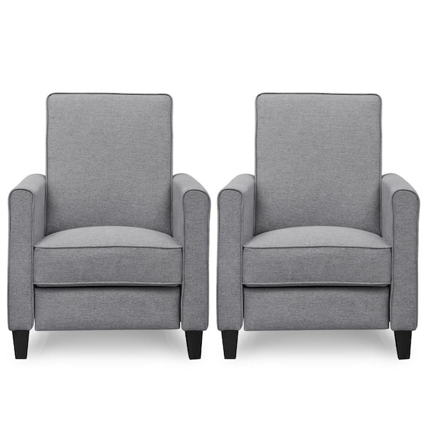 HOMESTOCK Modern Gray Velvet Swivel Upholstered Barrel Accent Chair with Golden Base