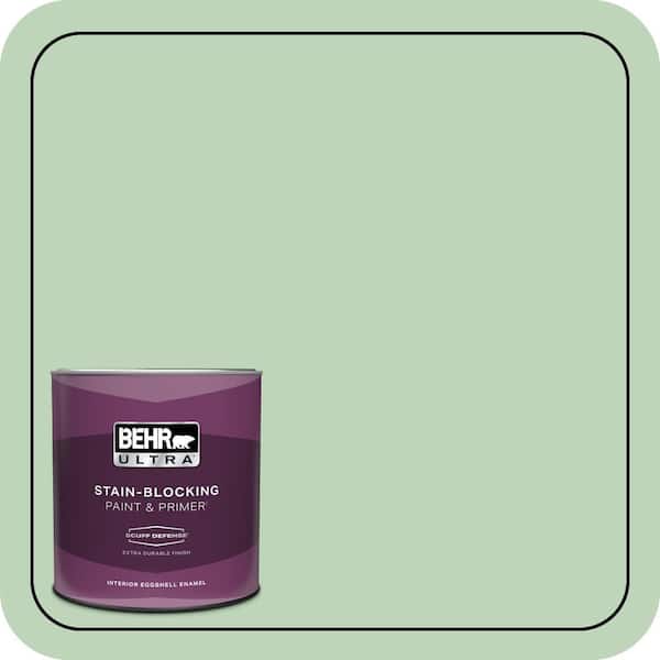 BEHR ULTRA 1 qt. #M400-3 Bok Choy Extra Durable Eggshell Enamel Interior Paint & Primer