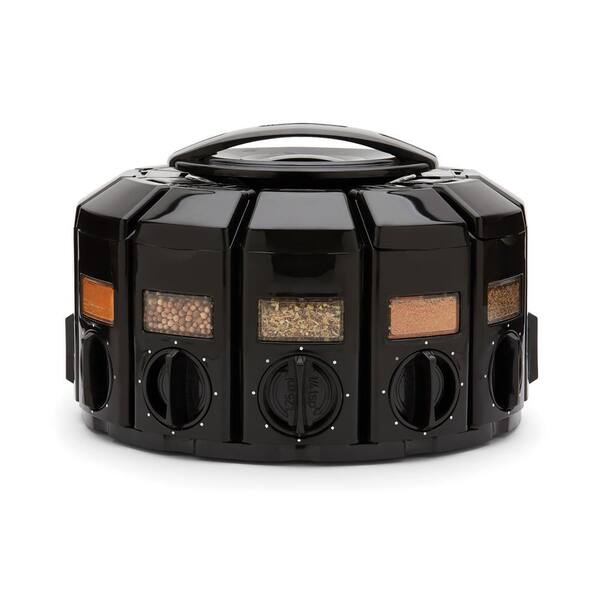 Select A Spice Plastic Black Spice Carousel