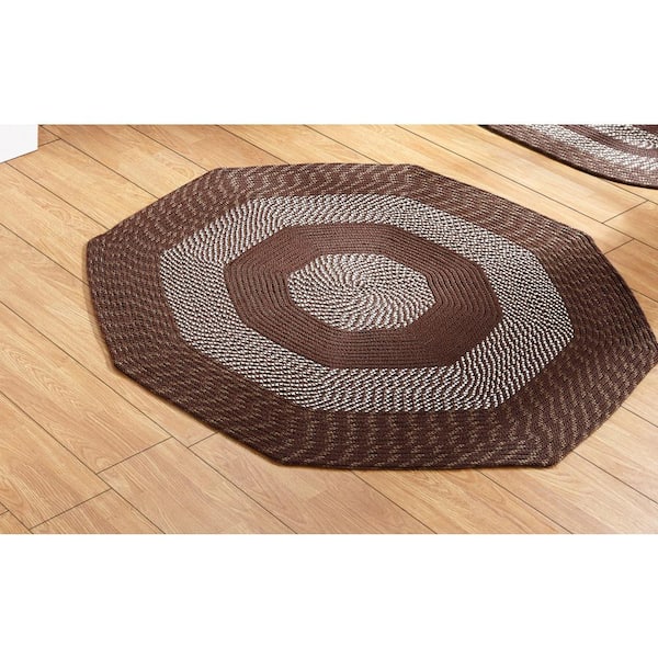 Better Trends Chenille Tweed Braided Rug 30x50 Dove