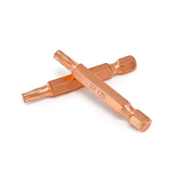 T-25 1/4 in. Carbon Steel Star Bit with Case (10-Pack)