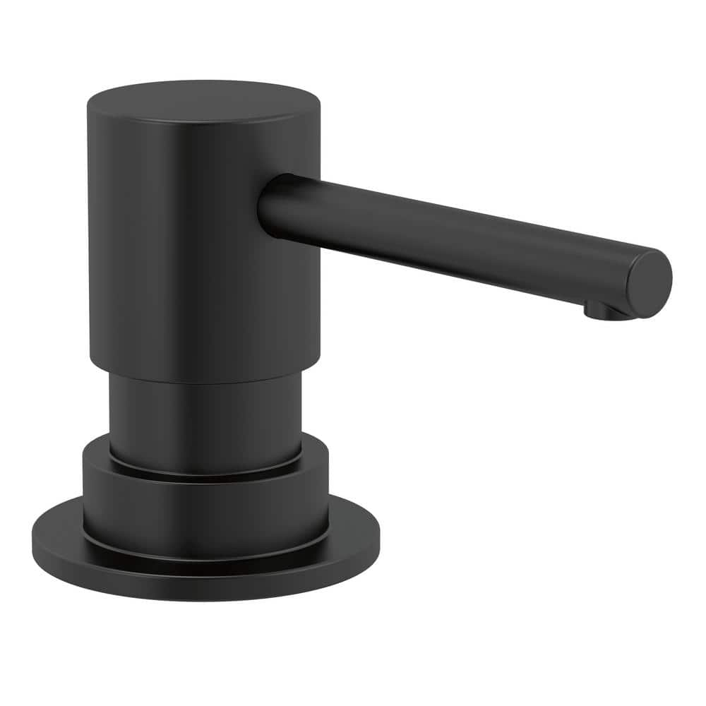 Delta Trinsic Deck Mount Metal Soap Dispenser in Matte Black RP100734BL ...