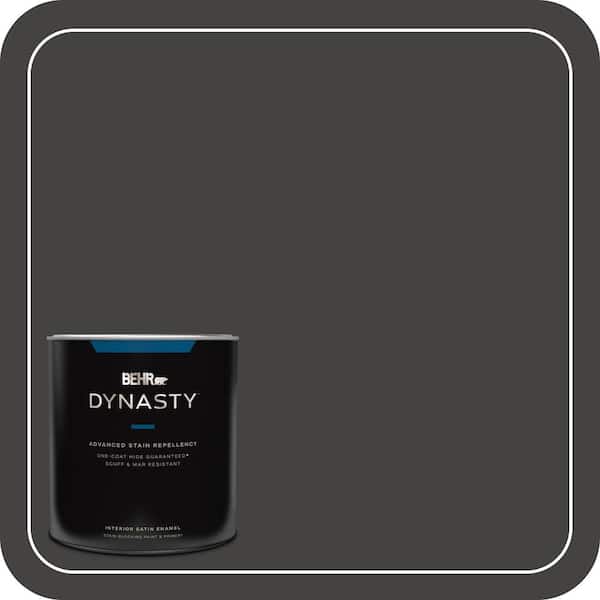 BEHR DYNASTY 1 qt. #ECC-27-3 Evening Canyon Satin Enamel Interior Stain-Blocking Paint and Primer