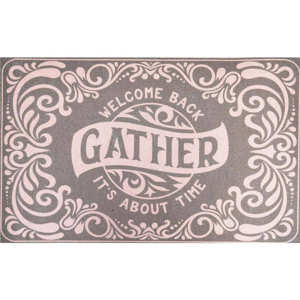 Welcome Back Gather 20 in. x 31.5 in. Door Mat product image for price tracking