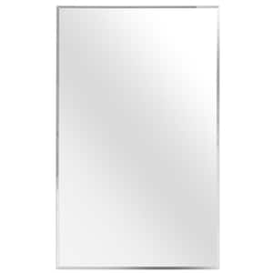 Home Decorators Collection 19-7/8 in. W x 28-1/4 in. H Fog Free Framed  Recessed Mount Extended Storage Bathroom Medicine Cabinet in White w/ Mirror  45428 - The Home Depot