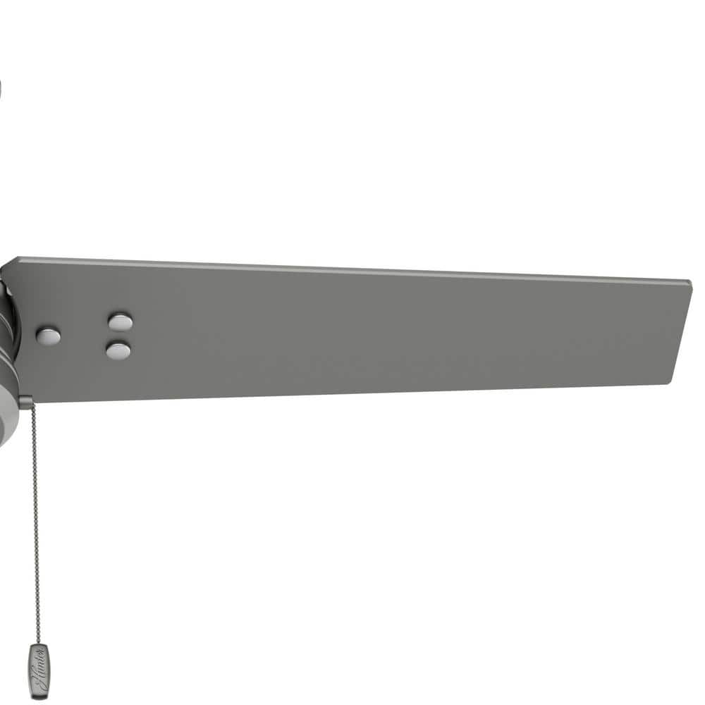 Matte Silver 44" Cassius Modern Industrial Ceiling Fan with WhisperWind Motor