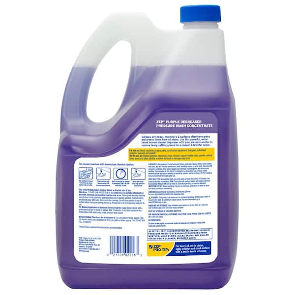 ZEP 172 oz. Purple Pressure Wash Outdoor Cleaner R45806 - The Home Depot
