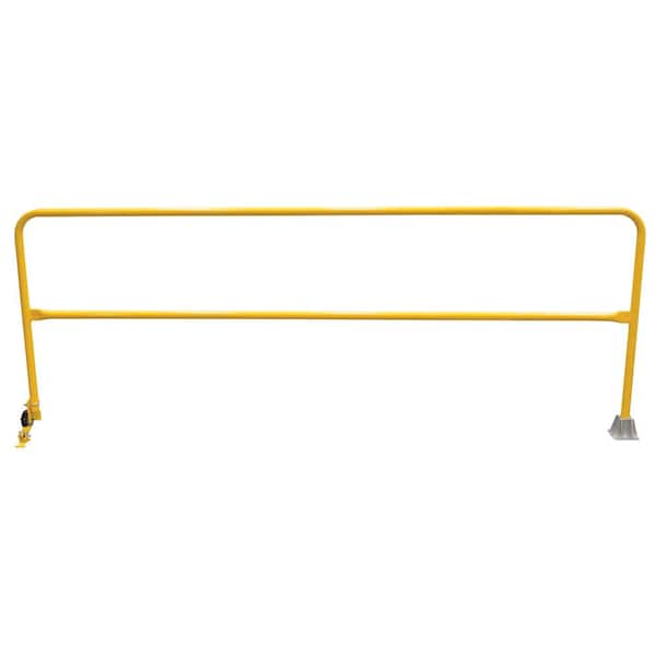 10 ft. L Yellow Steel Dock Safety Swing Gate